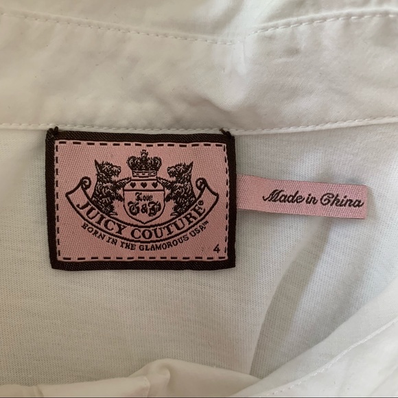 Juicy Couture White Ruffle Sleeve Tank Top - Picture 5 of 7